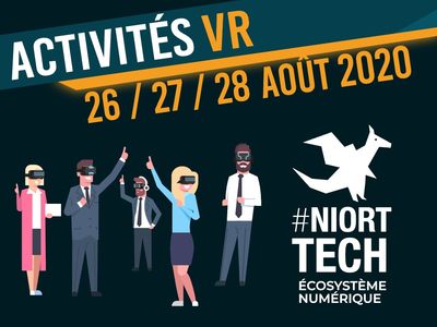 Animation réalité virtuelle en groupe à Niort